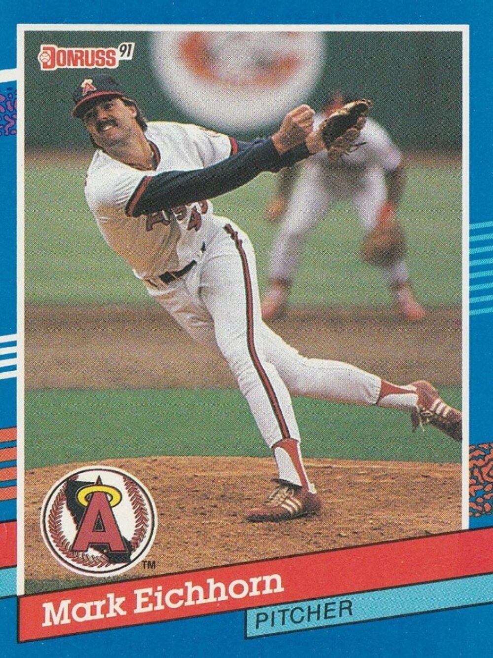 Mark Eichhorn - Donruss 91 Baseball Card
